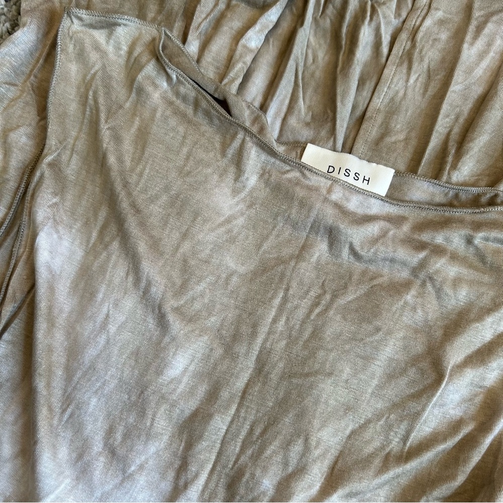 NEW DISSH Sawyer Tie-Dye Midi/Maxi Dress - Light Casper Moss - Picture 8 of 10